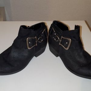 Black carlos Santana booties